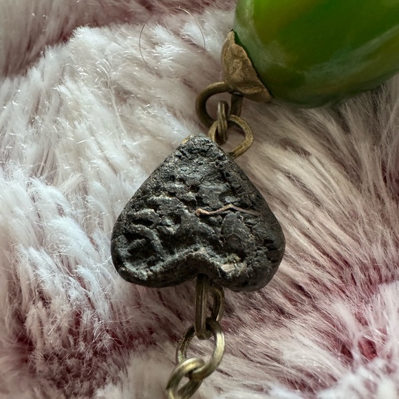 RARE Vintage multi colors Honey Butterscotch Amber Bakelite Wood Necklace - Picture 9 of 11